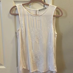 Daniel rainn sleeves white tank size m
